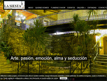 Tablet Screenshot of lasiesta.net